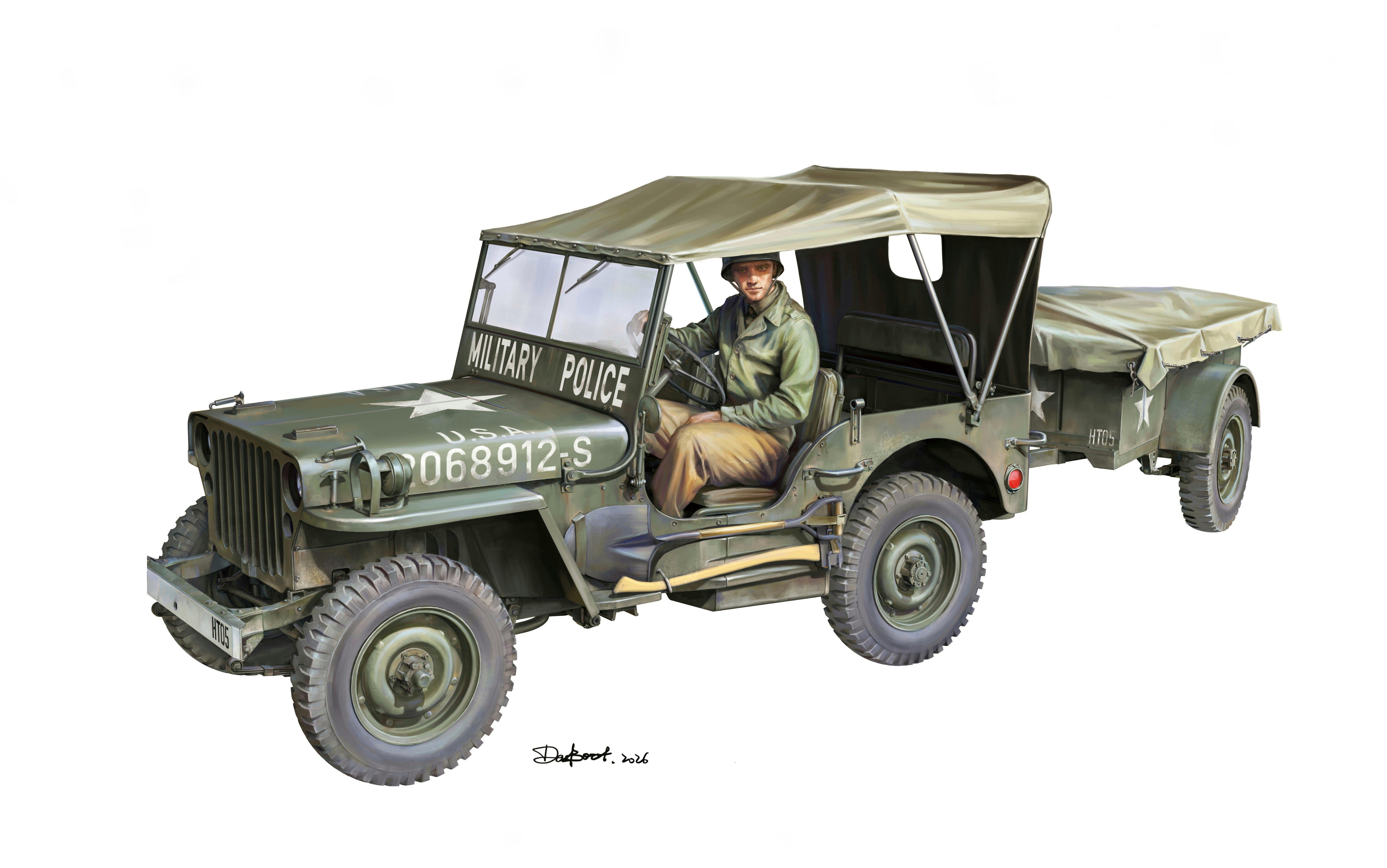 1/4 ton Utility Truck w/1/4 ton Utility Trailer