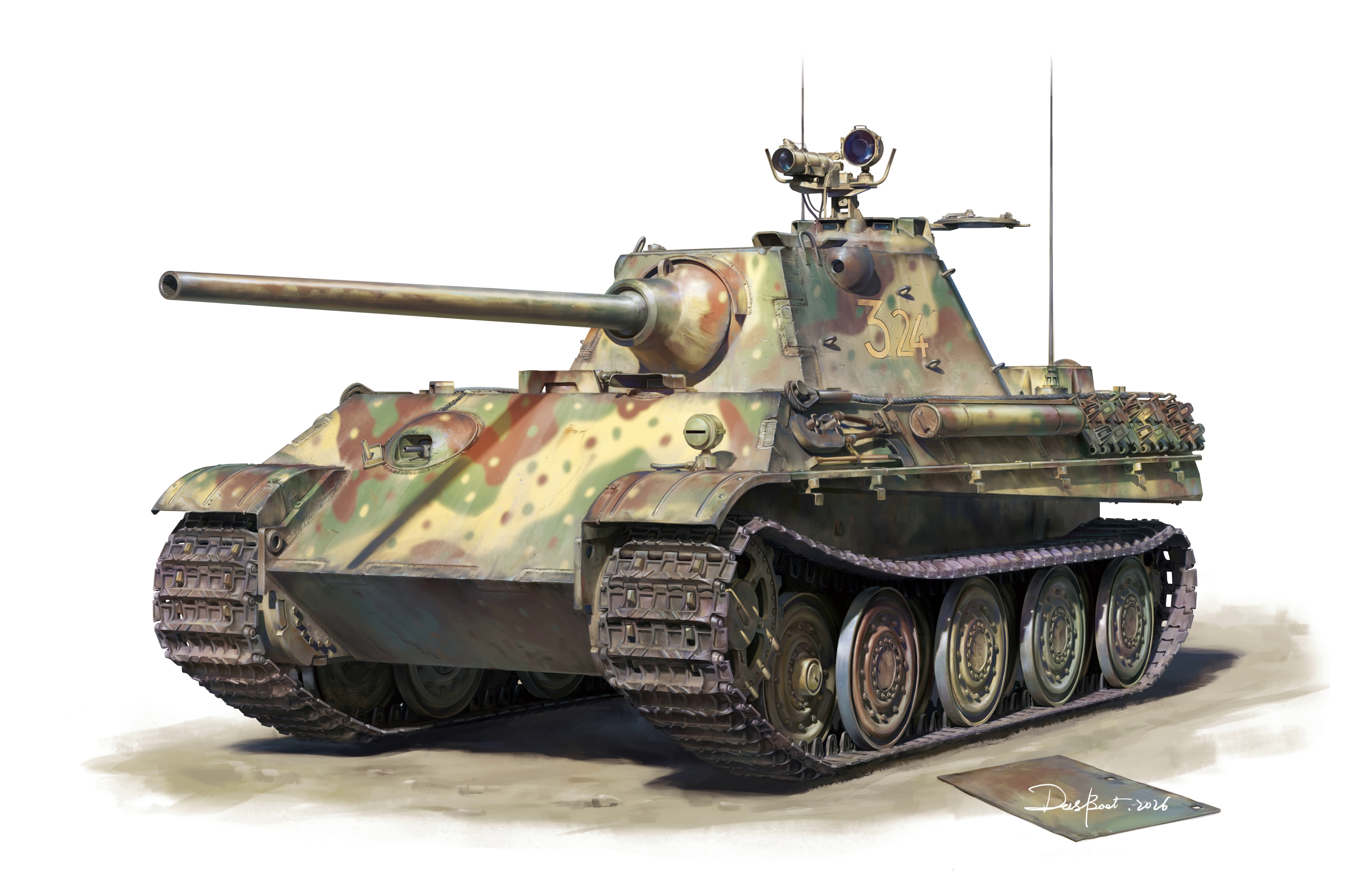 Sd.Kfz.171 Panther Ausf.F (Бронетехника)
