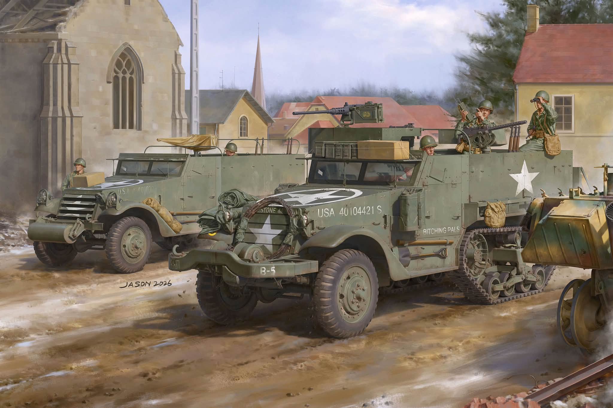 M3/M3A1 US Halftrack (Бронетехника)