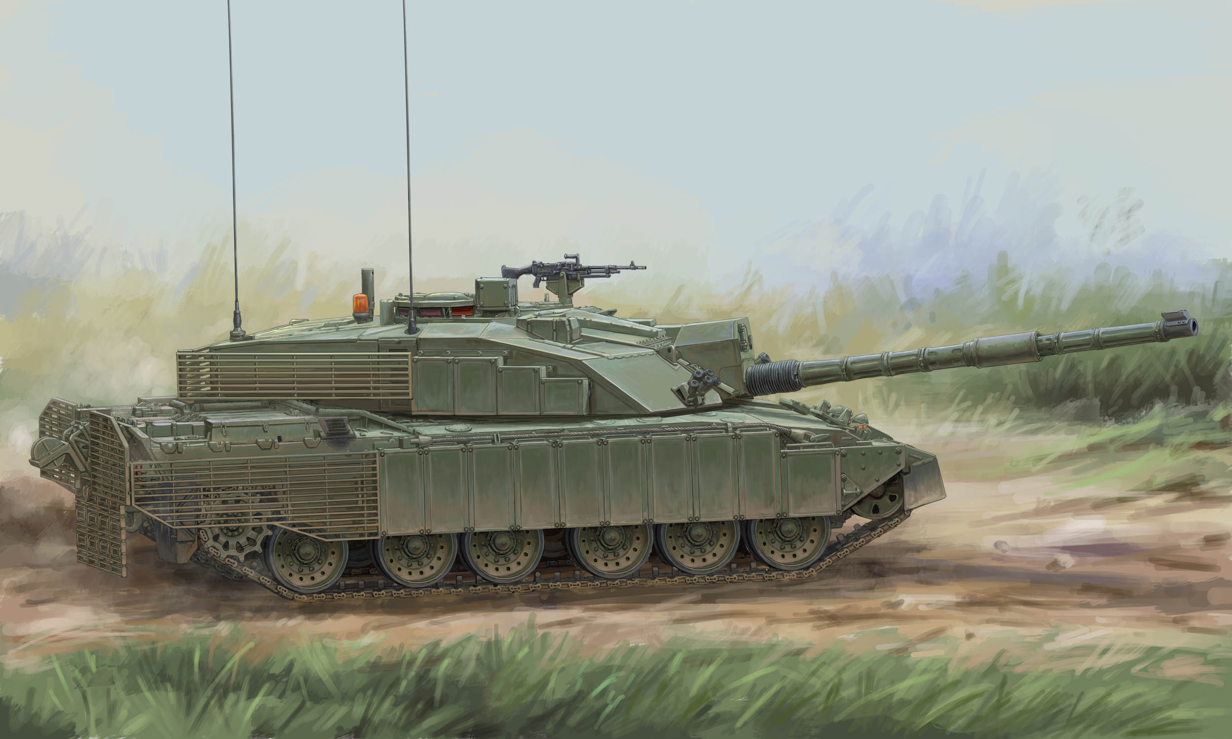 British Challenger 2 Enhanced Armour
