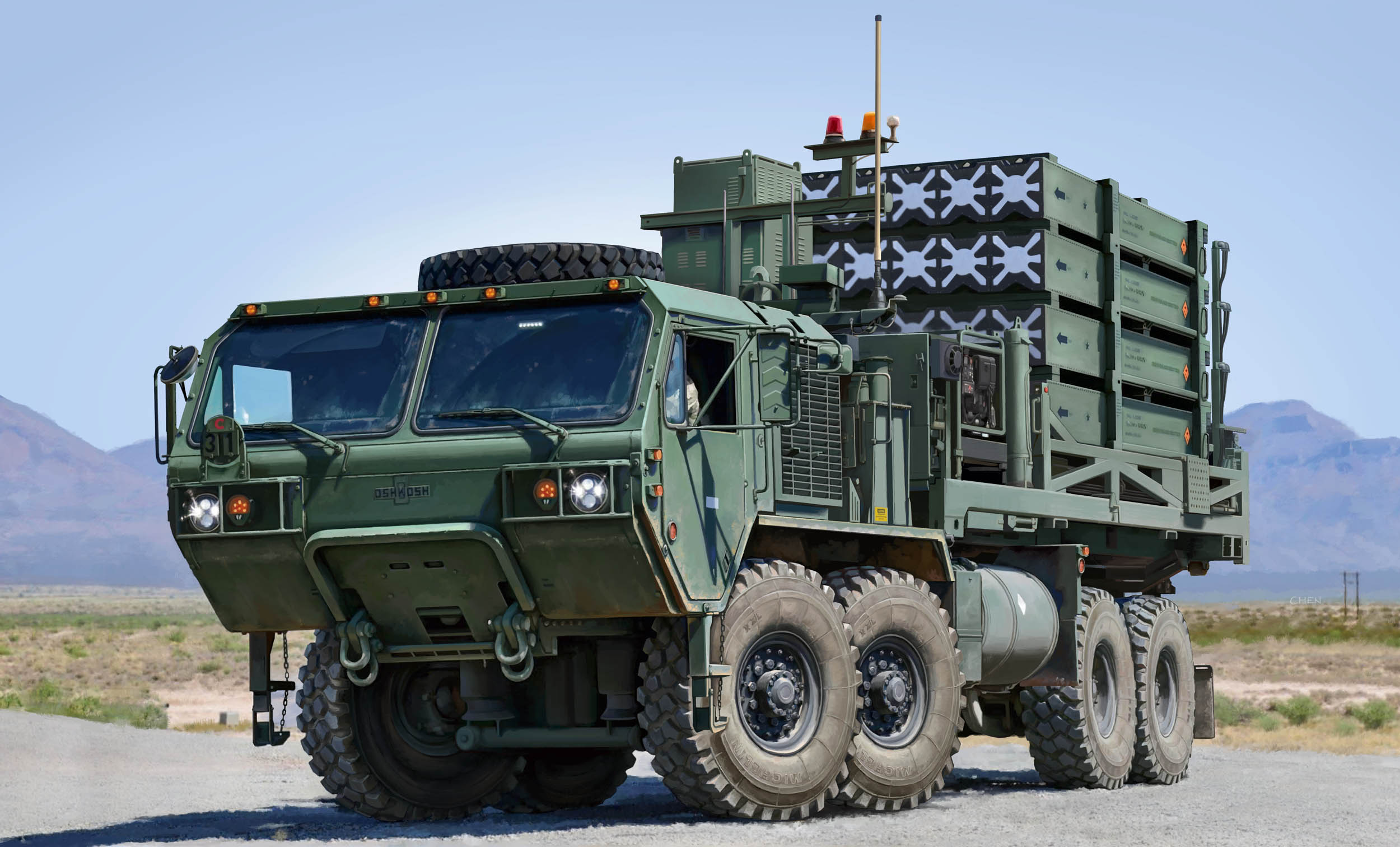 Iron Dome ADS Based on M1120A4 HEMTT (Бронетехника)