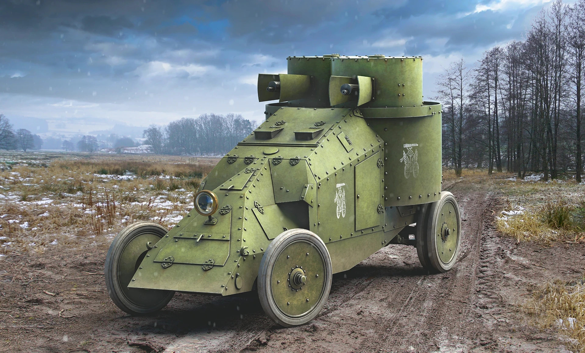 Mgebrov-R Russian Armoured Car WWI