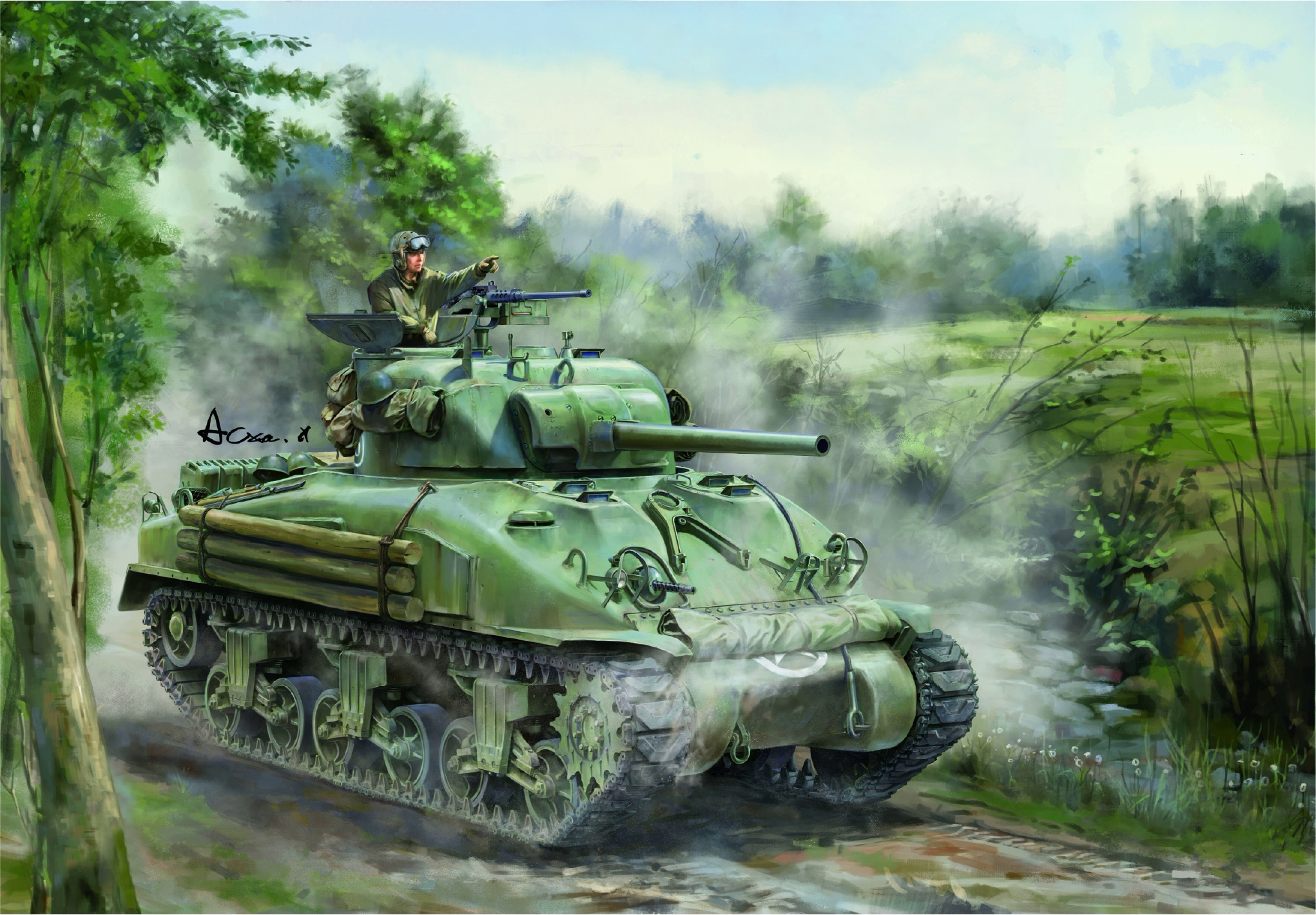 Sherman M4A1 Late