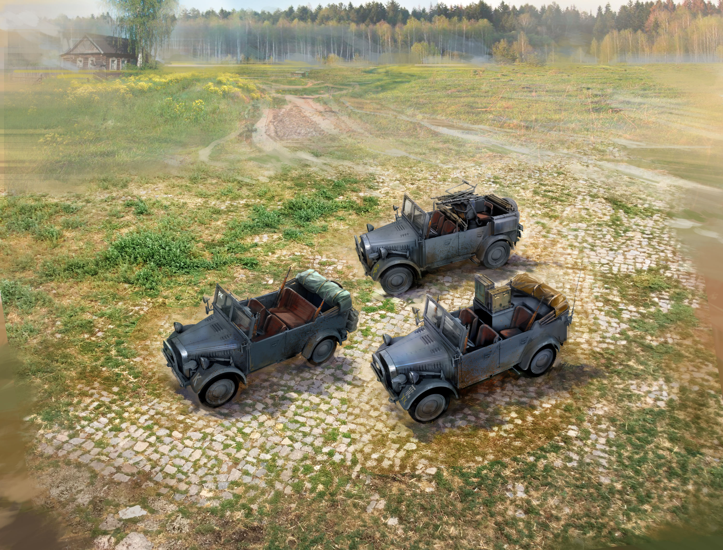WWII Wehrmacht le.gl.Einheits-Pkw (Бронетехника)