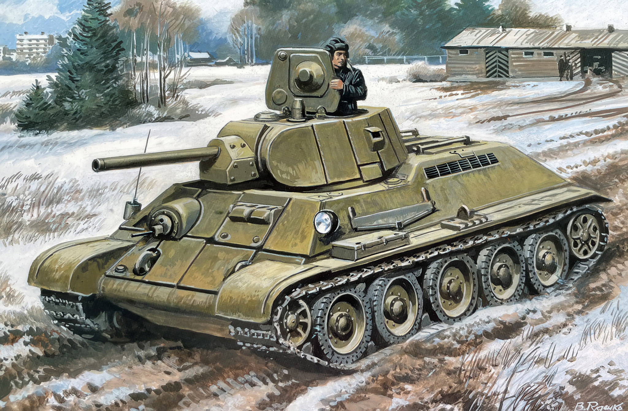 Т-34 экранированный