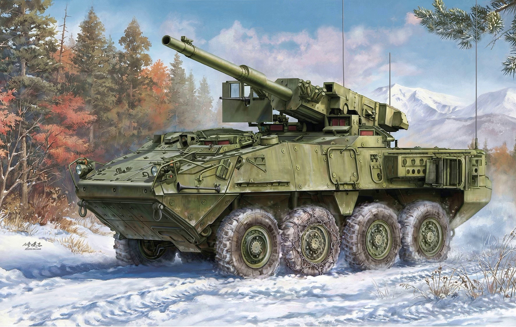 M1128 MGS Stryker (After 2008)
