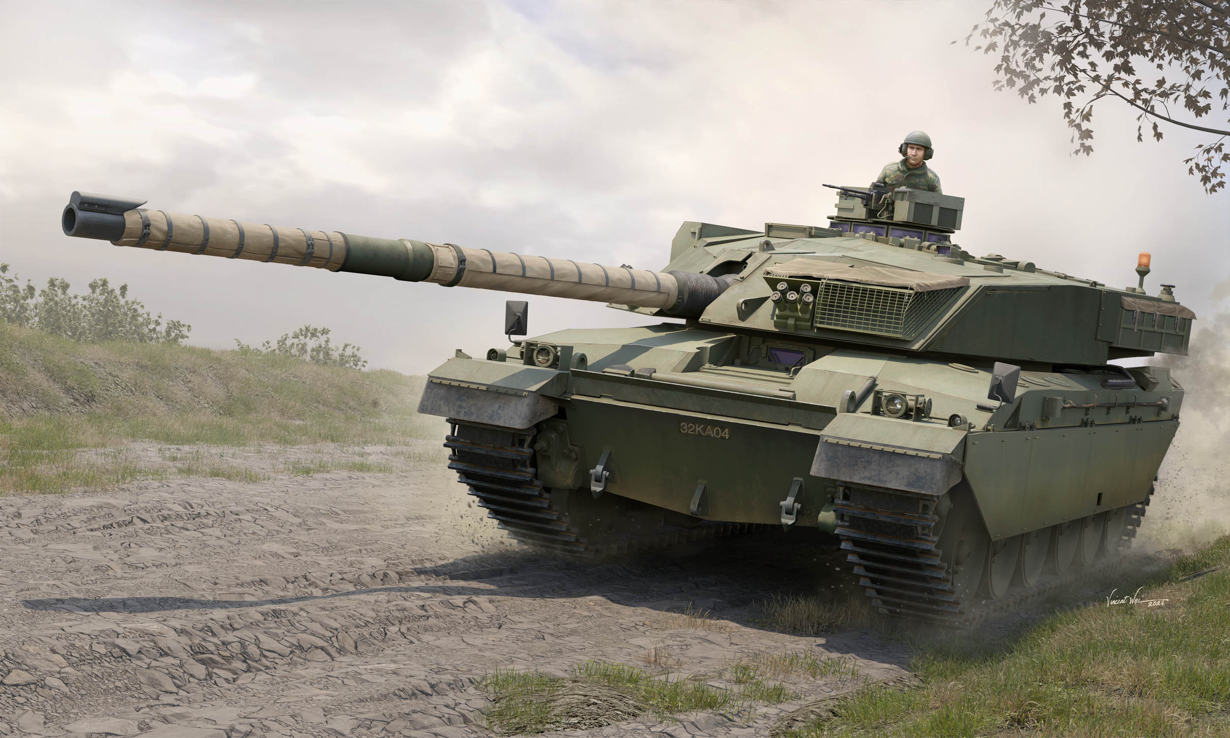 British MBT Challenger 1 Mk.III