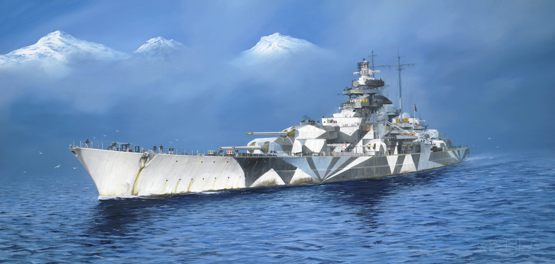 German Battleship Tirpitz