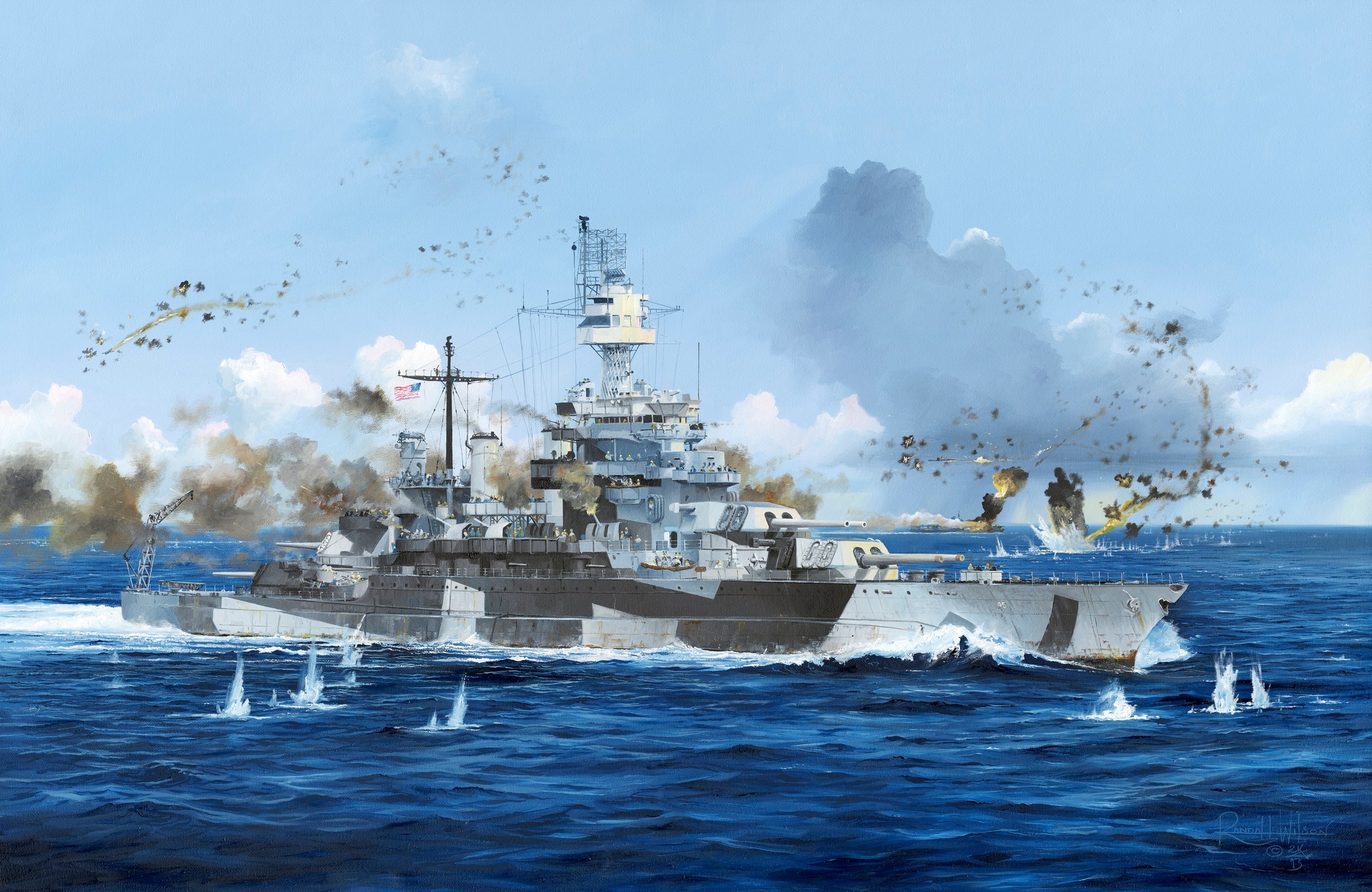 USS Colorado (BB-45) 1944