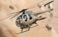 IDF MD 500 Defender Fighter Assembly Aircraft