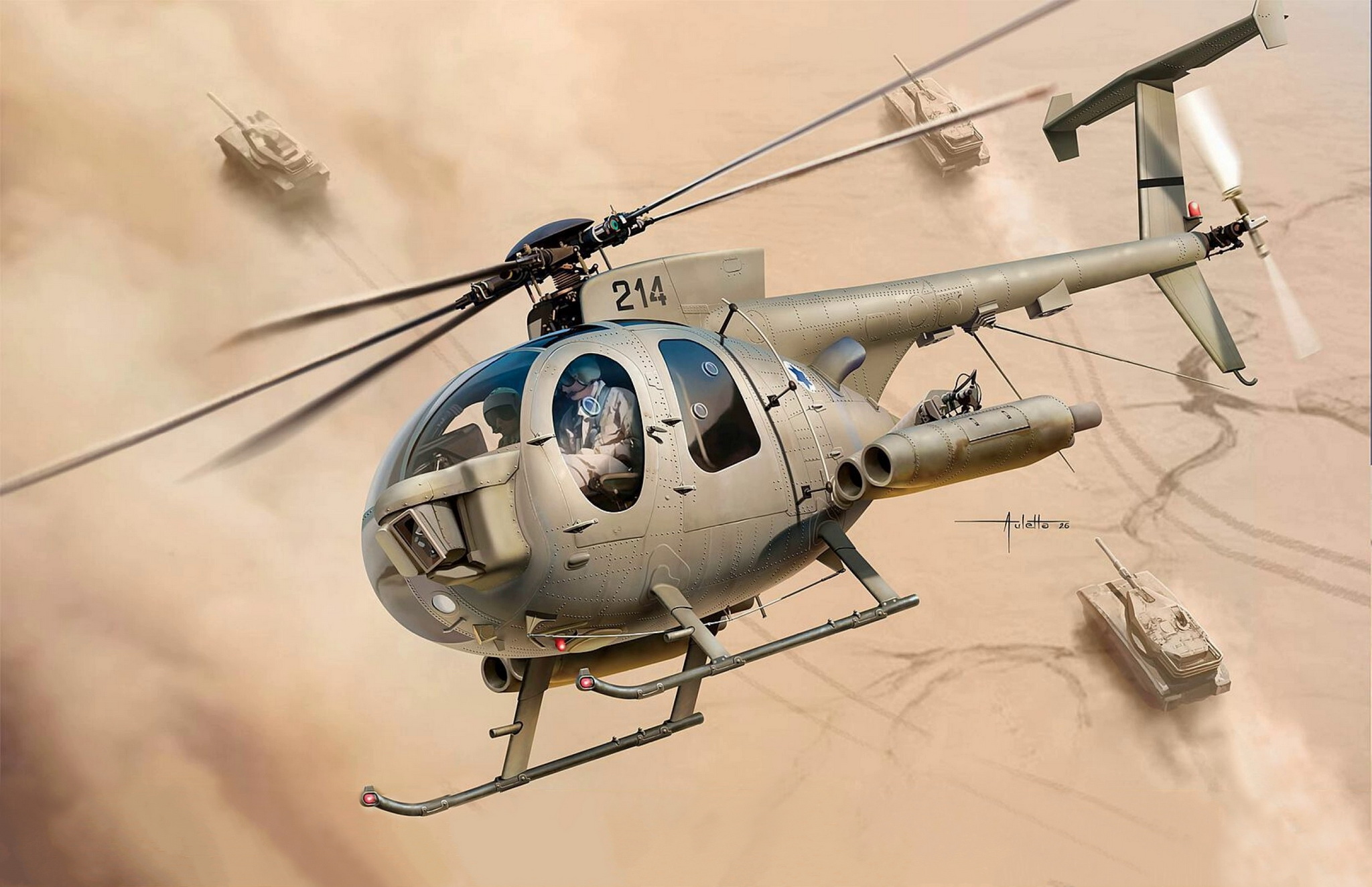 IDF MD 500 Defender Fighter Assembly Aircraft (Авиация)