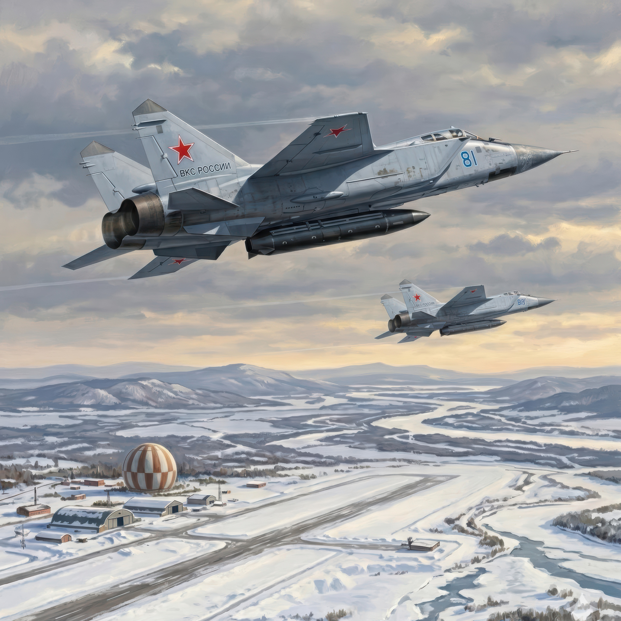 МиГ-31 с России