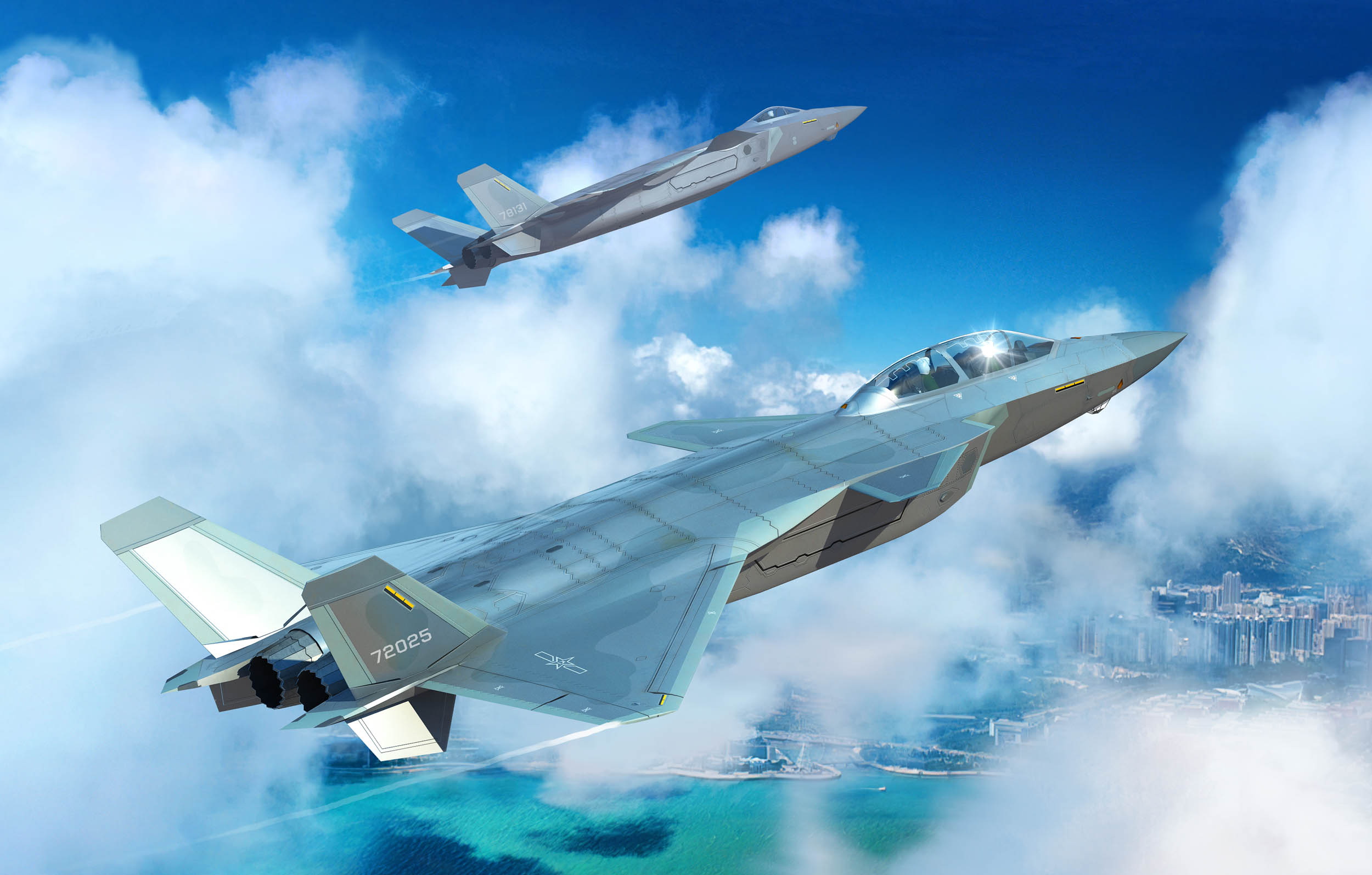 PLAAF J-20S Mighty Dragon