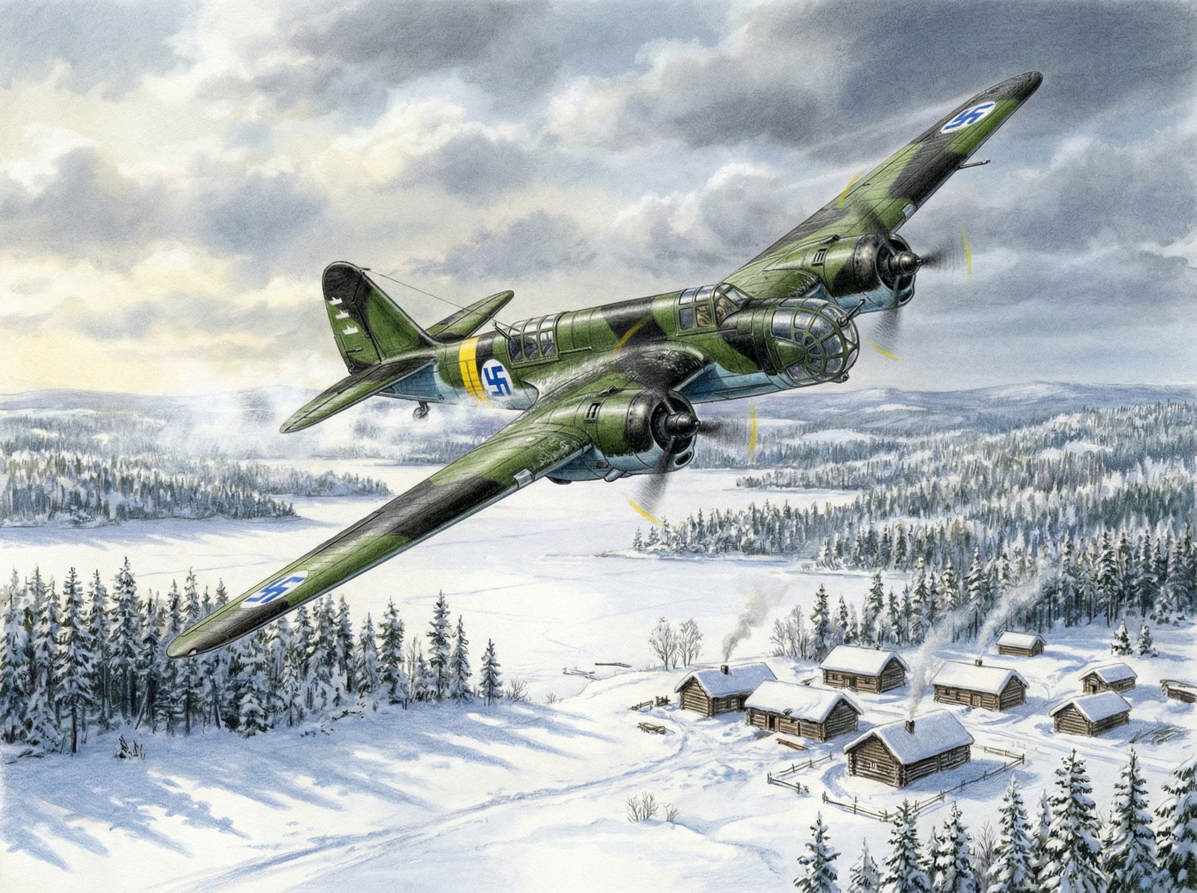 Финский СБ-2М (Авиация)