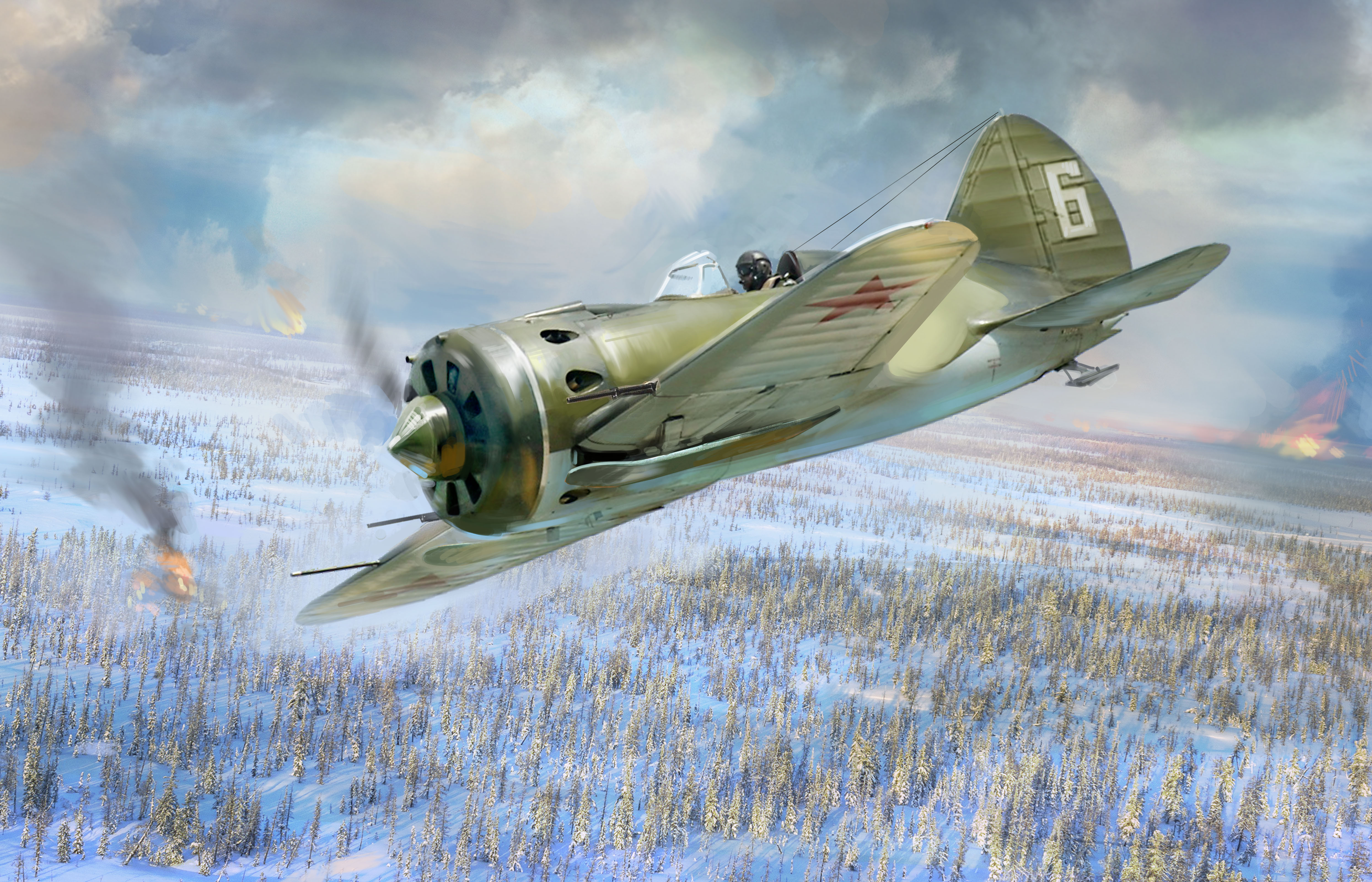 I-16 Type 17 WWII Soviet Fighter