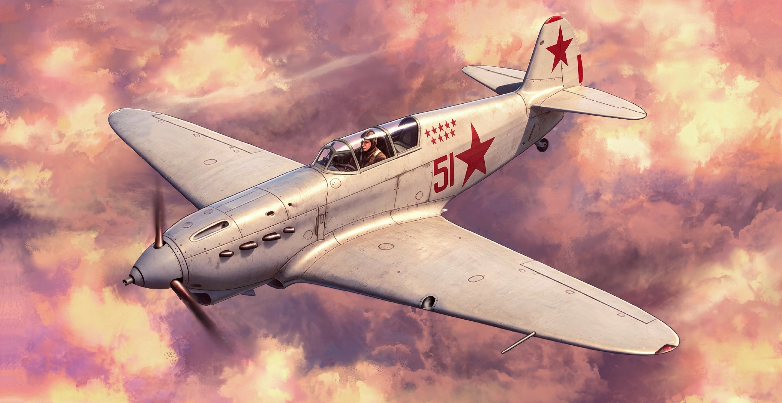 Белый Як-1 ранний (Авиация)