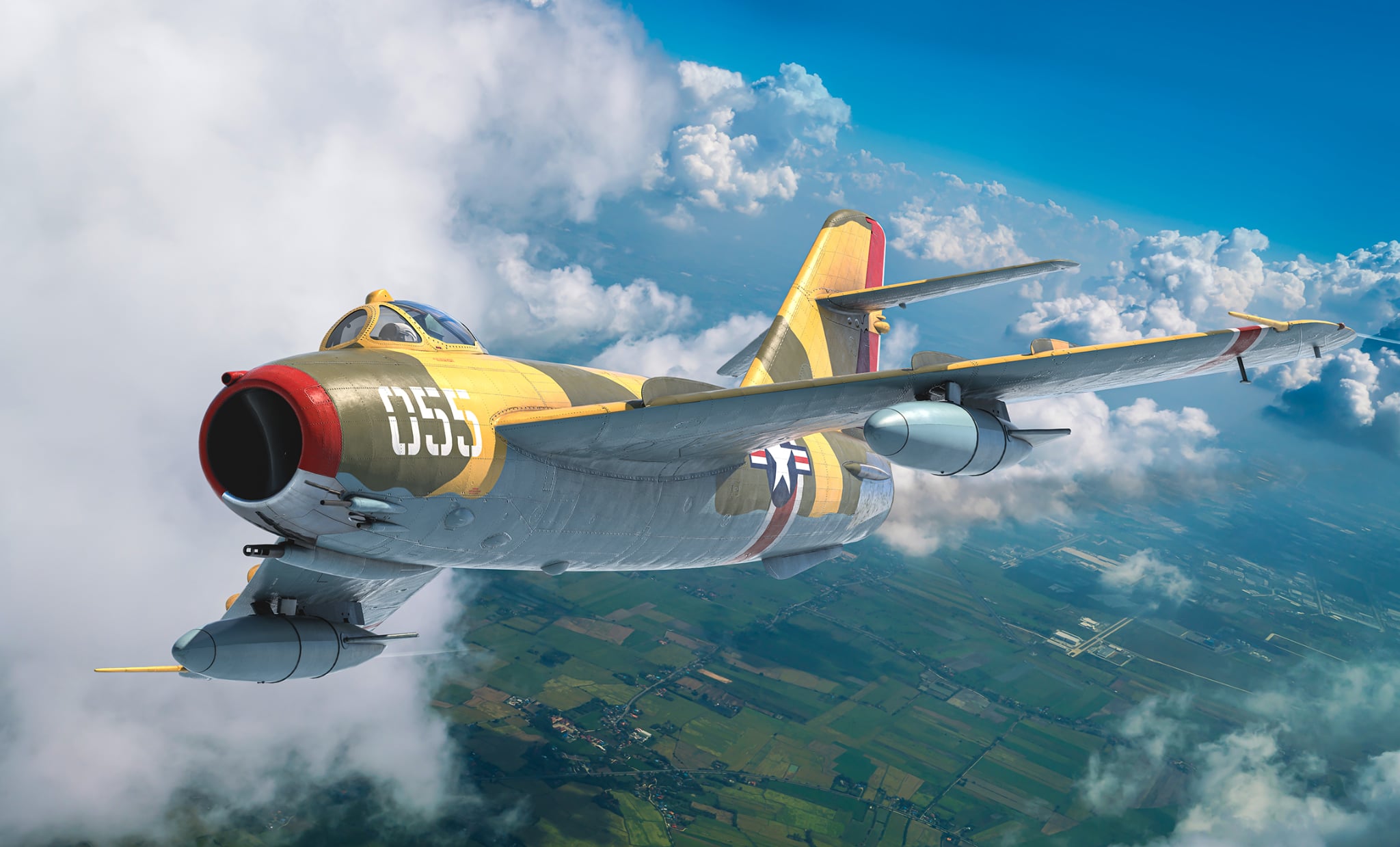 рисунок MiG-17F USAF