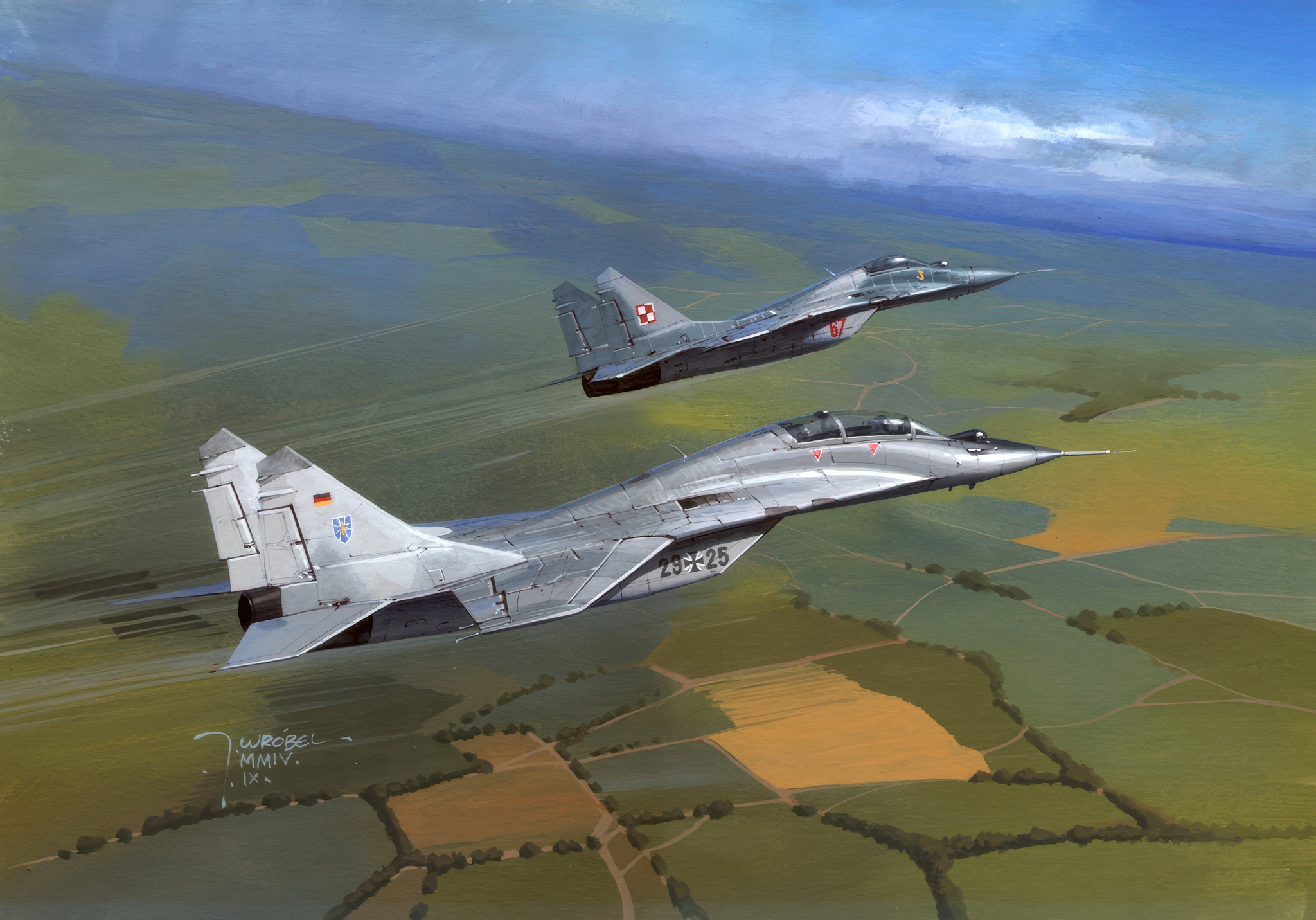 МиГ-29 ВВС ФРГ и Польши