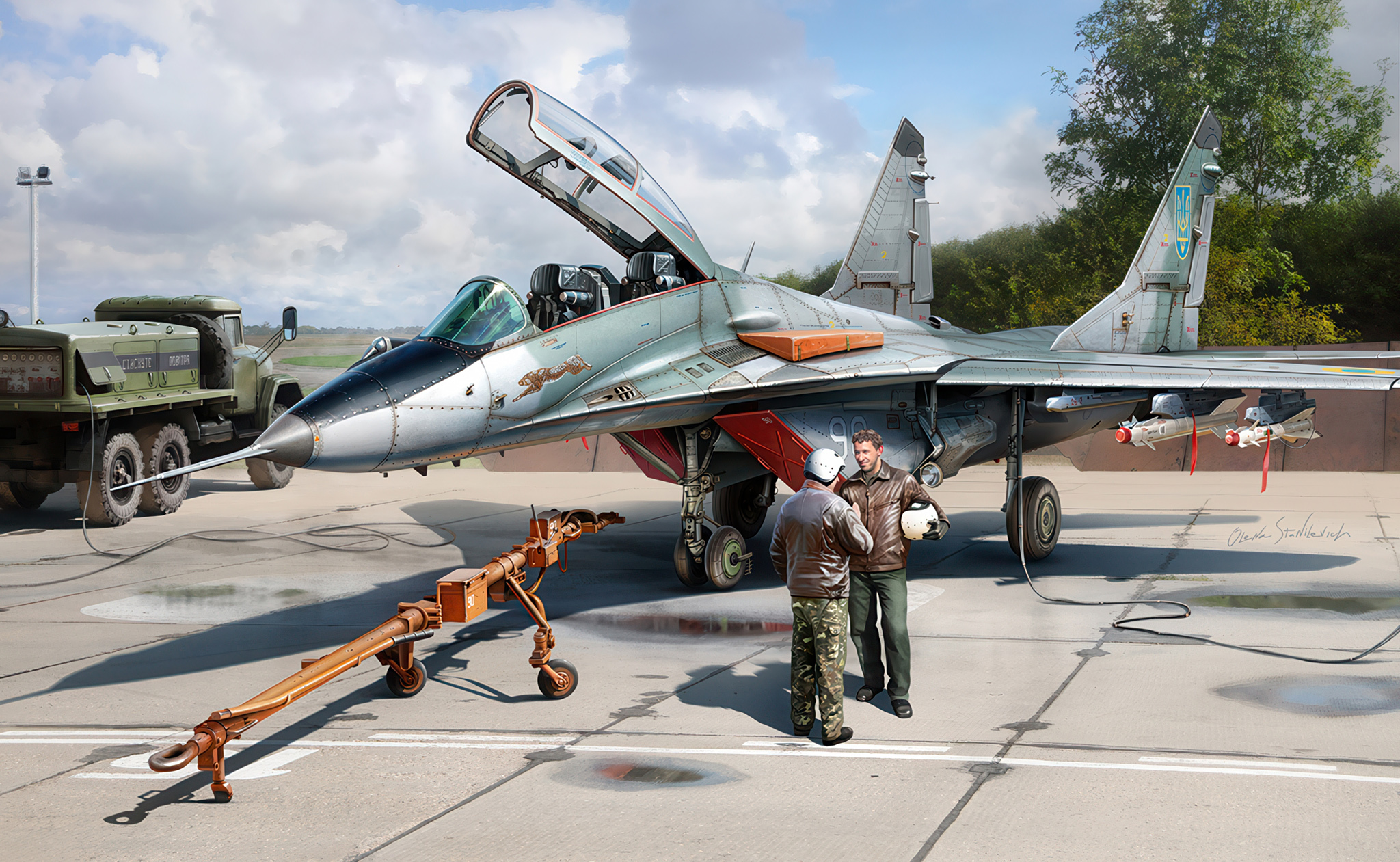 MiG-29UB series 9-51
