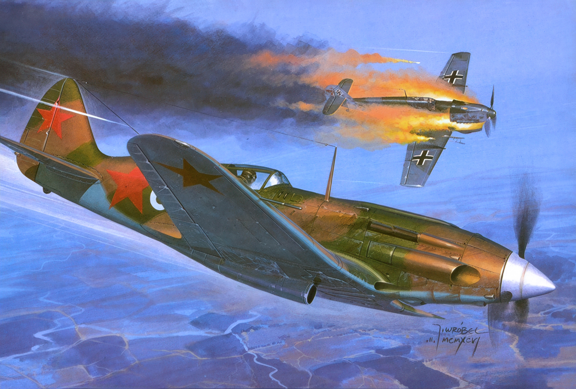 МиГ-3 против Мессера