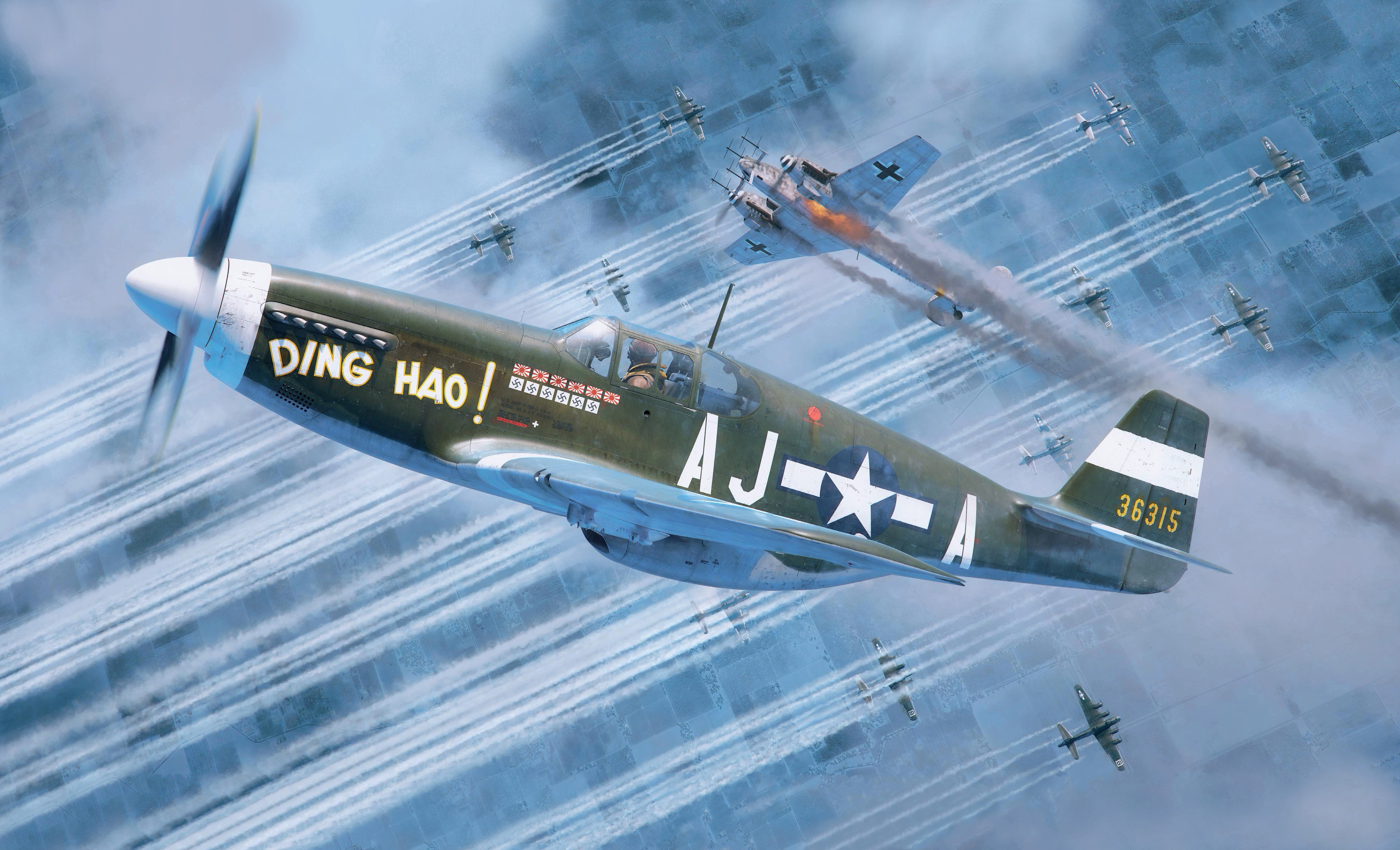 North American P-51B Mustang (Авиация)