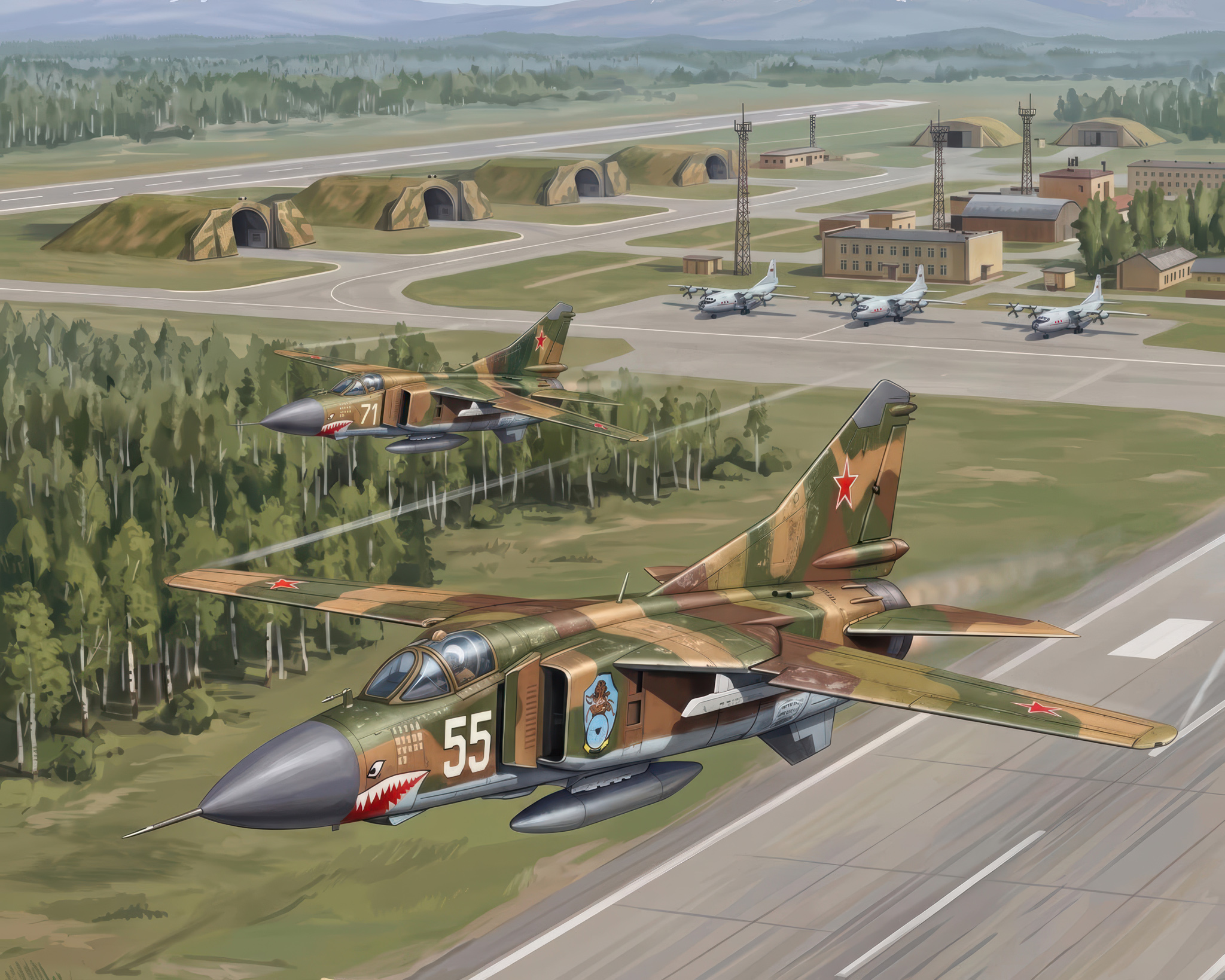 МиГ-23. Авиабаза