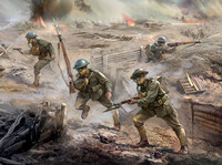 US Infantry in Gas Masks 1918
