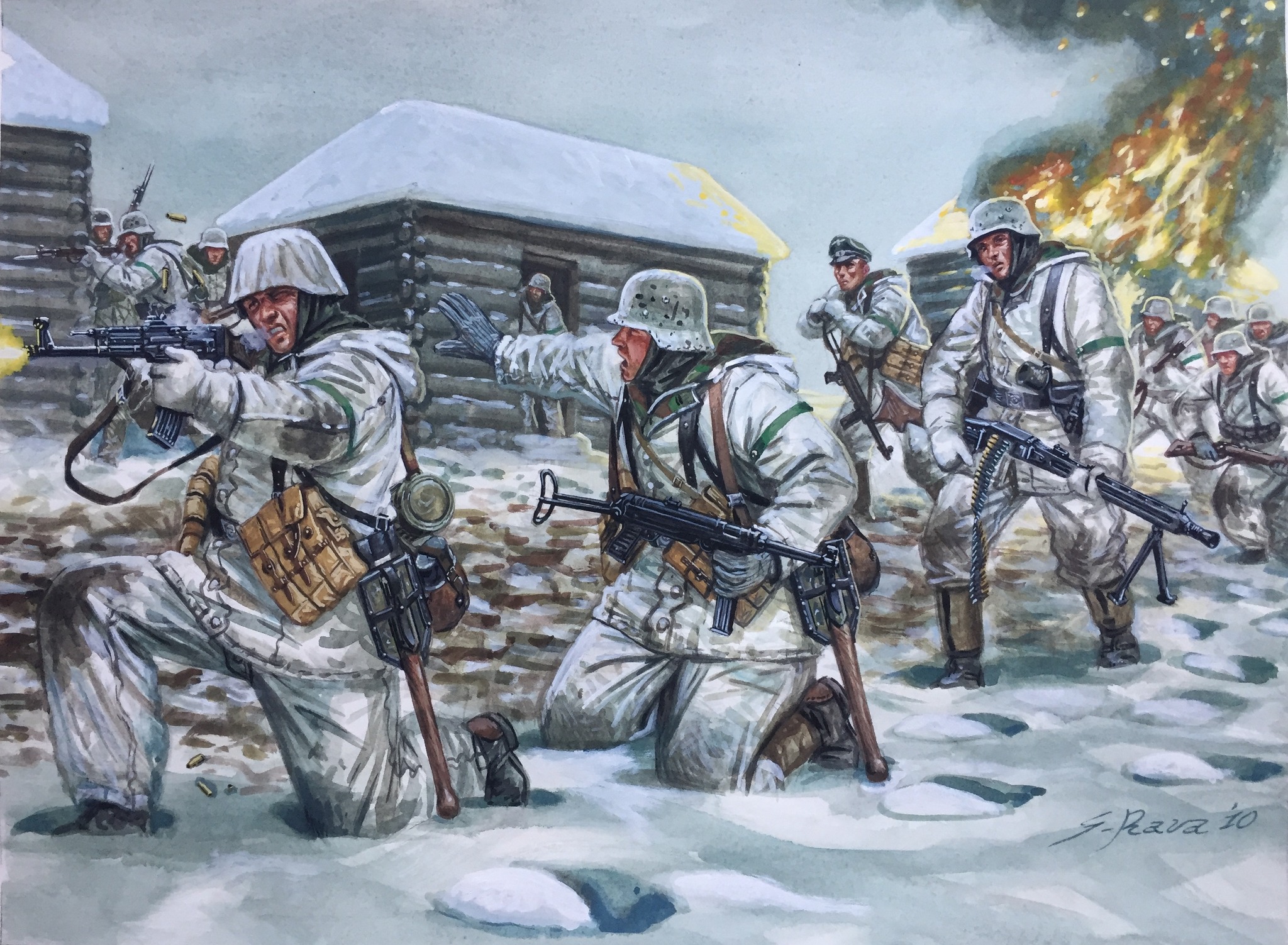 рисунок German Infantry (Winter Uniform) WWII