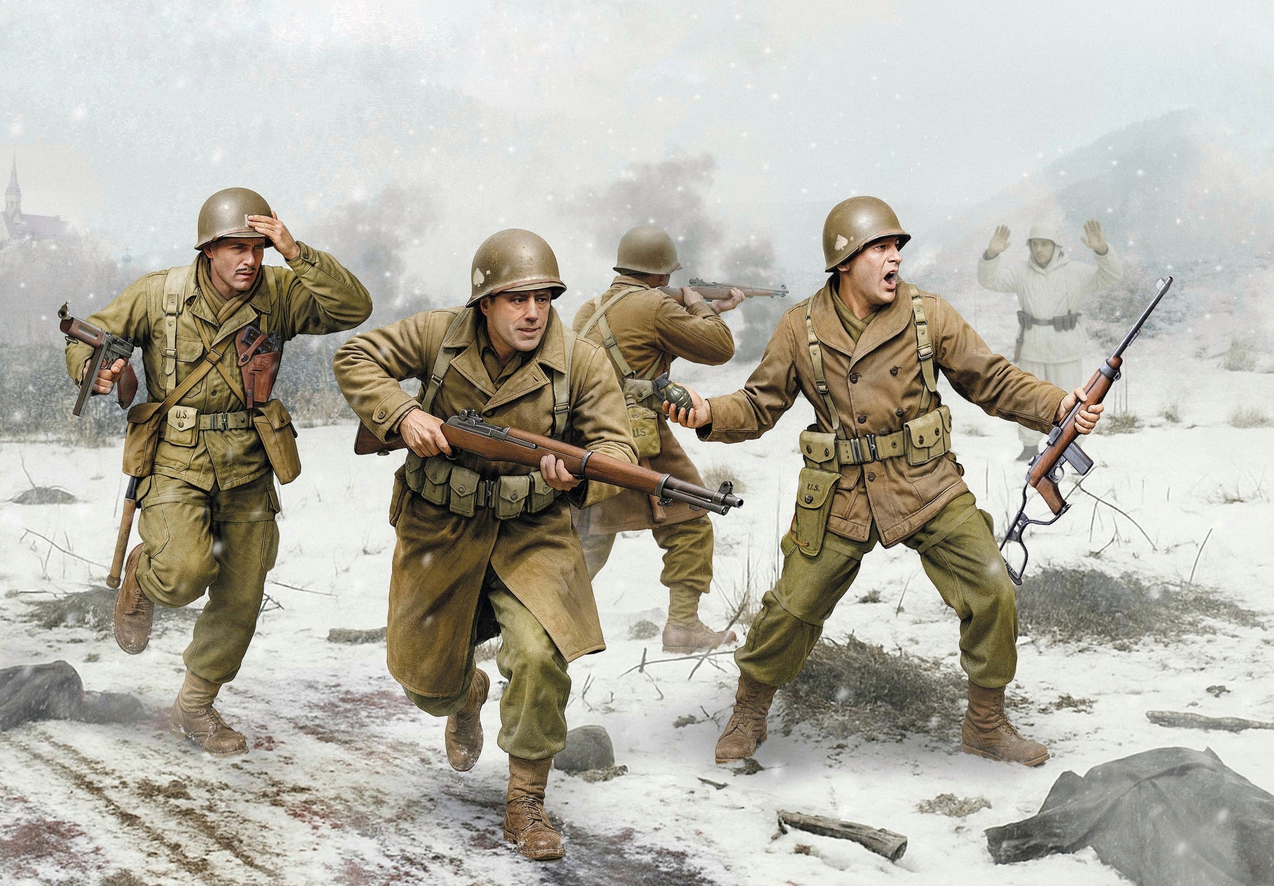 US 101st Airborne Division, Bastogne 1944