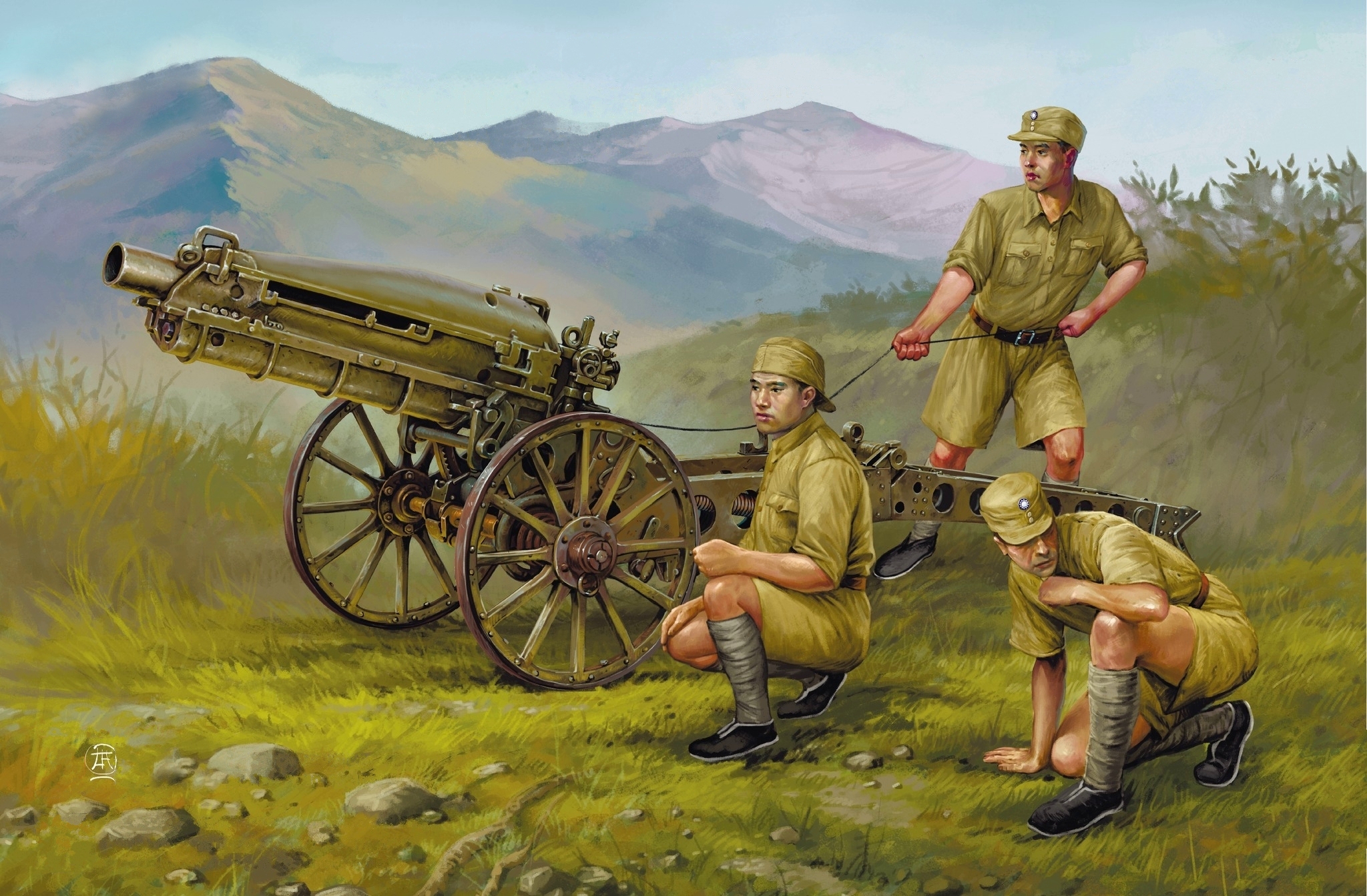 рисунок 75mm Pack Howitzer M1A1