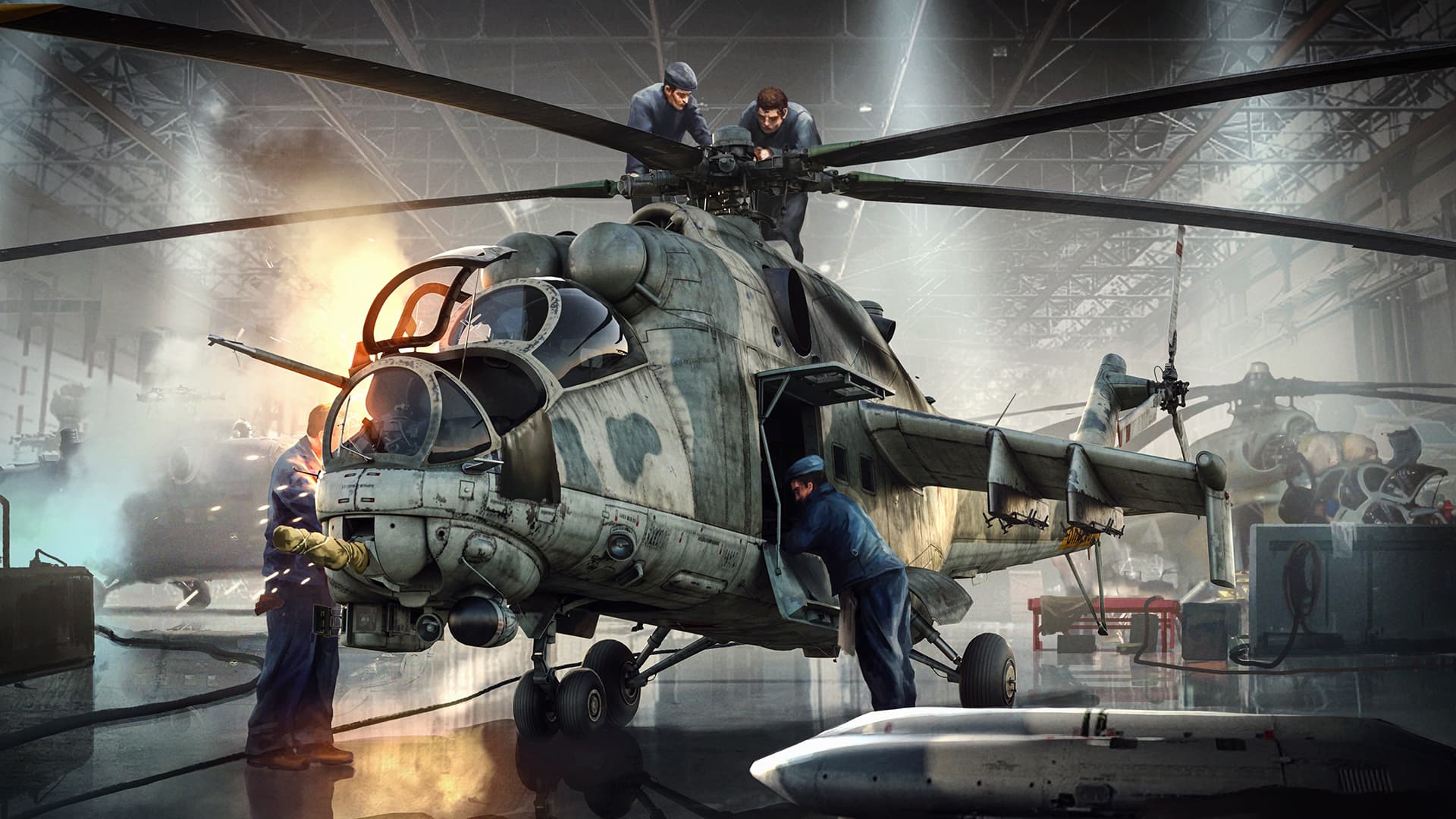 Обслуживание вертолетов